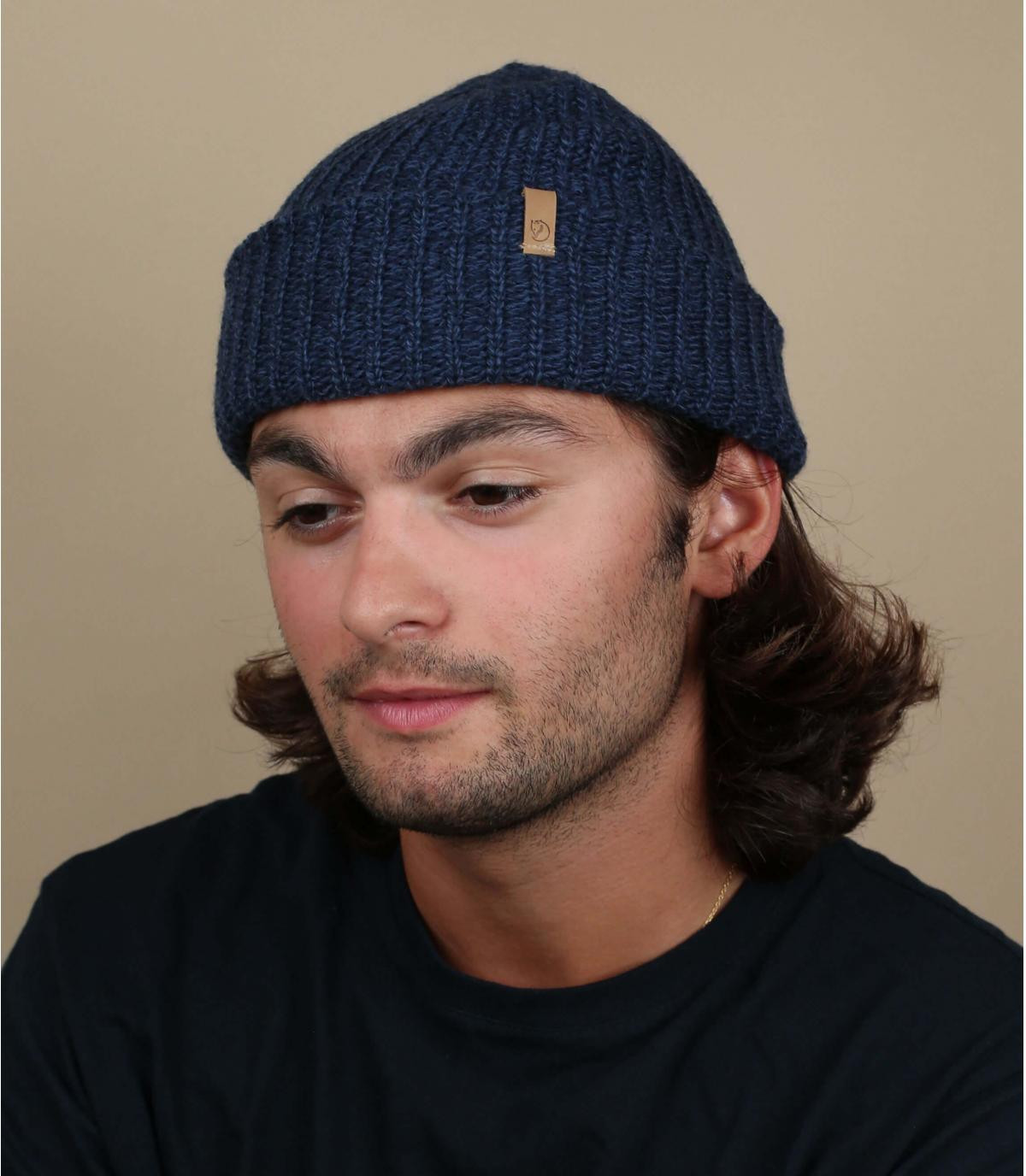 Navy oversize beanie Ovik navy